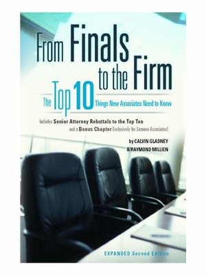 cover image of From Finals to the Firm